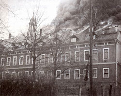 Das brennende Rittergut Rabenstein Chemnitz