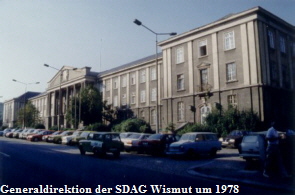 Generaldirektion der SDAG Wismut um 1978